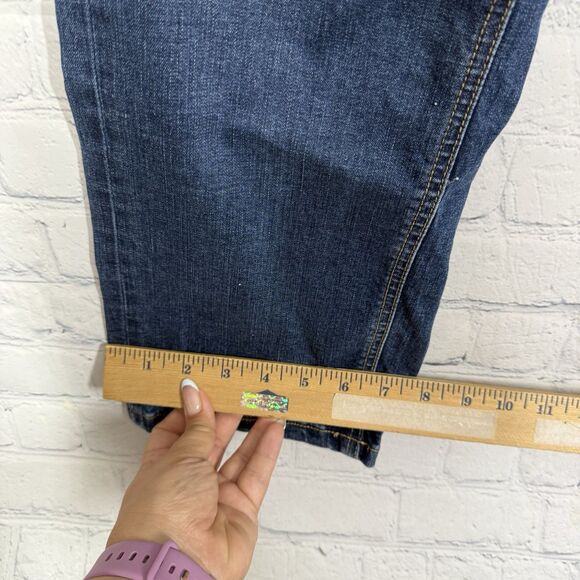 Jingo Jeans 32x31 Mens Blue Denim Straight Leg Relaxed Fit Dark Wash Casual - Picture 12 of 12